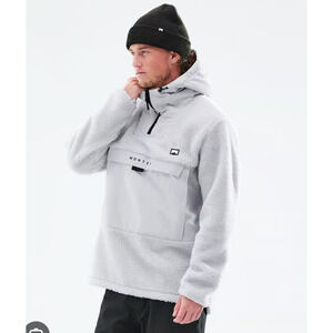 Montec Fleece Jacket Mens XL Light Grey Lima 2021 Polar Snowboarding Hiking